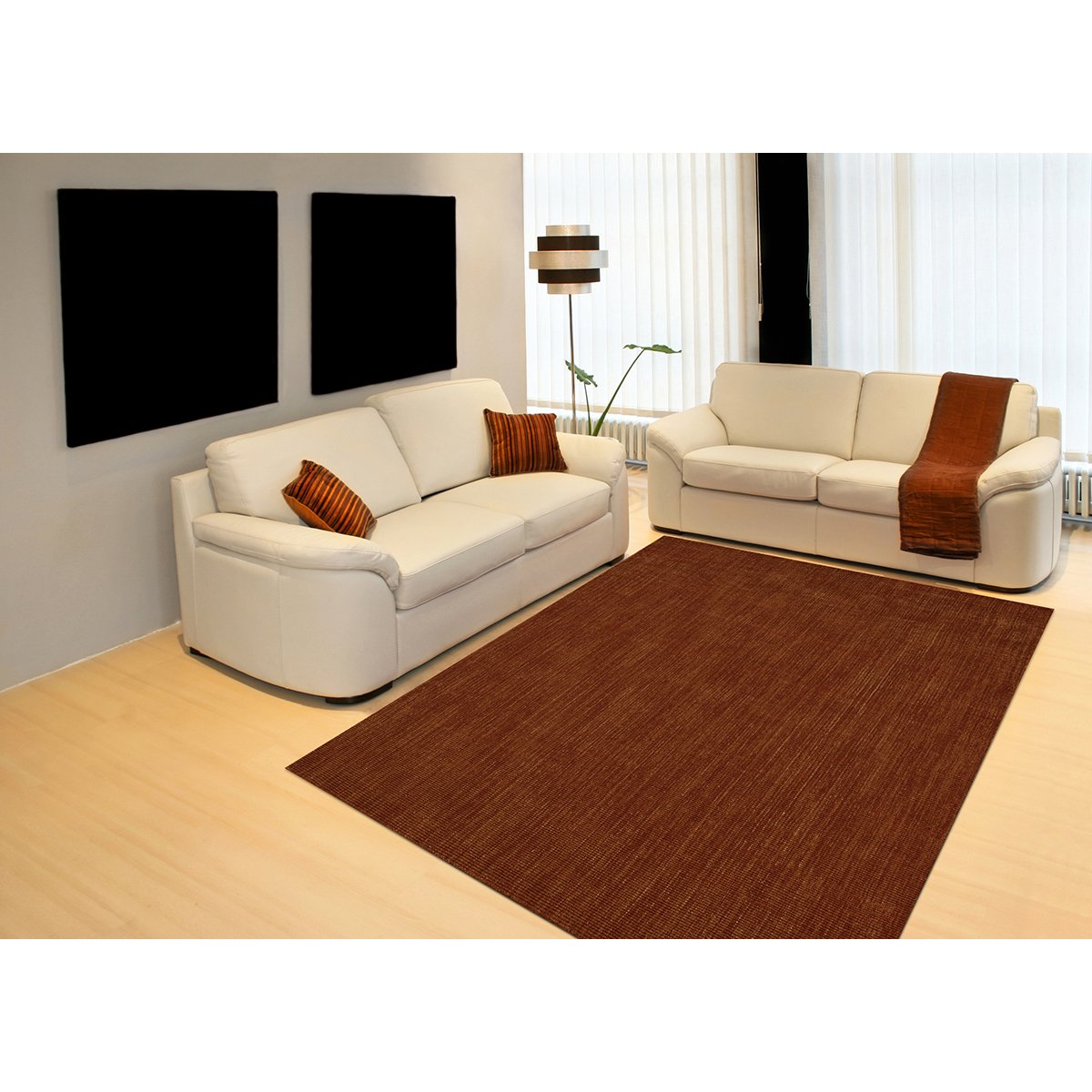 Premium Dalyn Rugs Monaco Sisal Natural Fiber Rug - 9' x 13' Paprika Red - Durable & Stylish for Living Room, Bedroom, or Office Decor