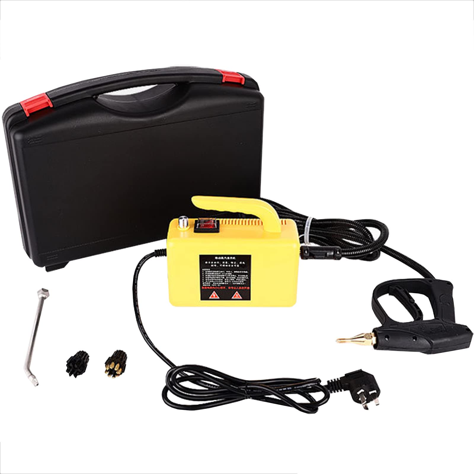 DDHVVOH 2600W Steam Cleaner Machine - High Pressure Handheld Steamer for Home, Car & Kitchen Cleaning | Portable 220V/110V Steam Cleaner for Furniture, Floors & Appliances | Perfect for Deep Cleaning Grout, Upholstery & Hard-to-Reach Areas