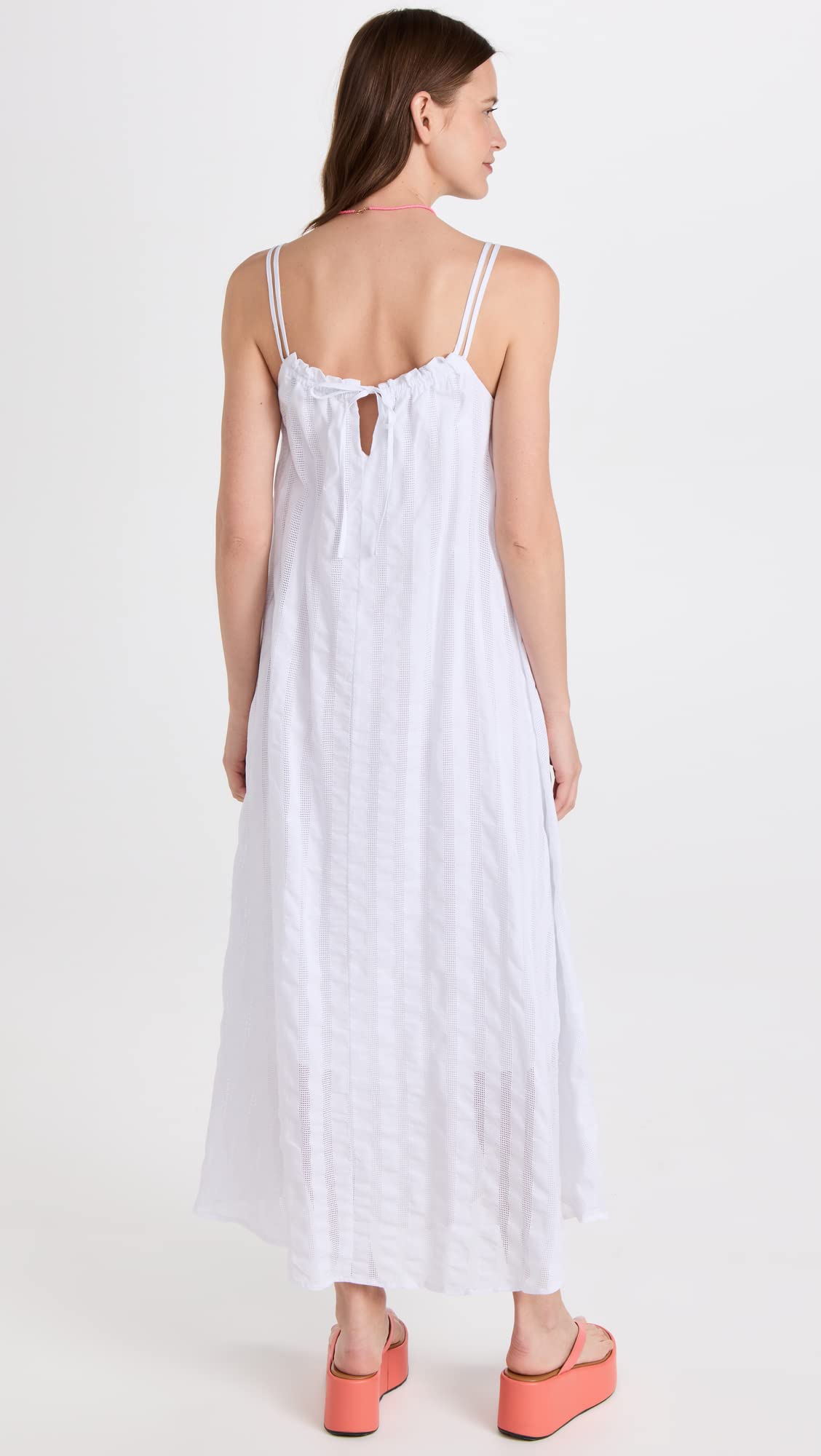Steve Madden Women's FLOWGET About IT Dress - White, XS | Casual Summer Dress for Beach, Brunch & Date Night