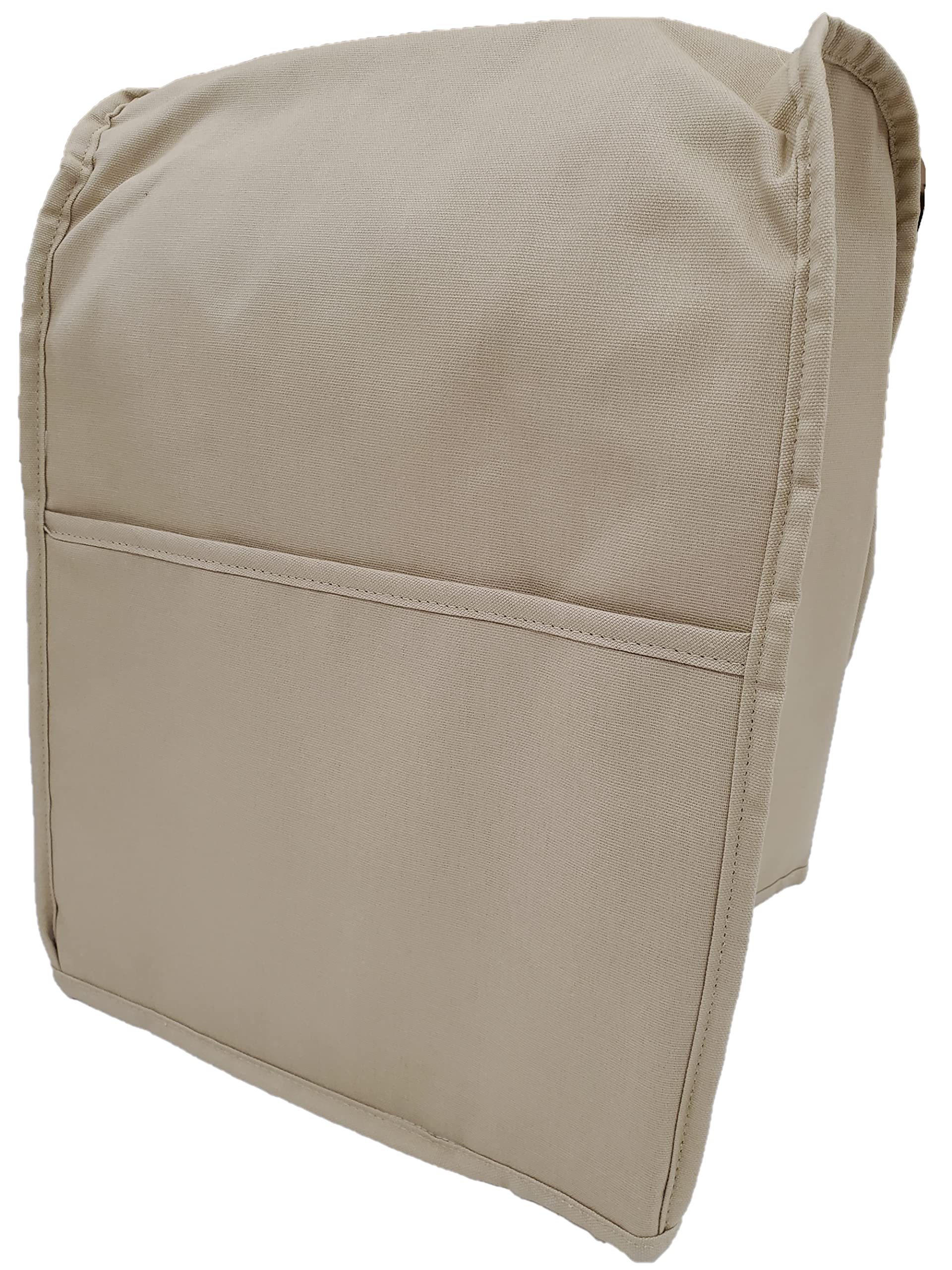 Stand Mixer Cover with Pocket - Tan Appliance Cover for KitchenAid & More | The Curtain Shop America | Perfect for Kitchen Organization & Countertop Protection