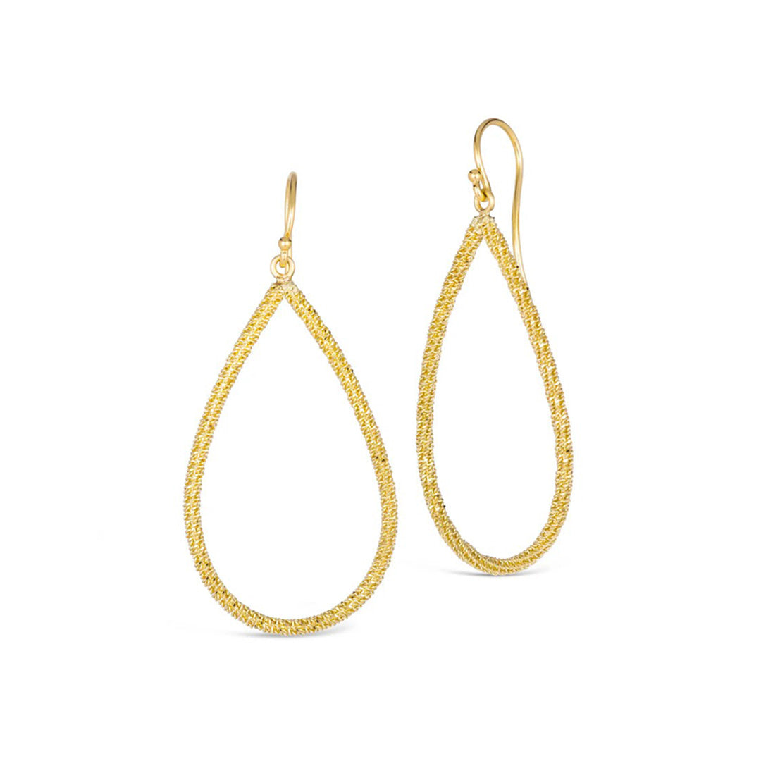 Sparkling Large Stardust Teardrop Earrings for Women - Elegant Dangle Drop Earrings for Party, Wedding & Evening Occasions