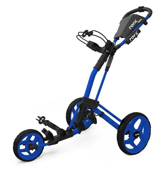 Rovic RV2L Lightweight Push Cart with Durable Wheels - Perfect for Shopping, Travel, and Airport Luggage Transport