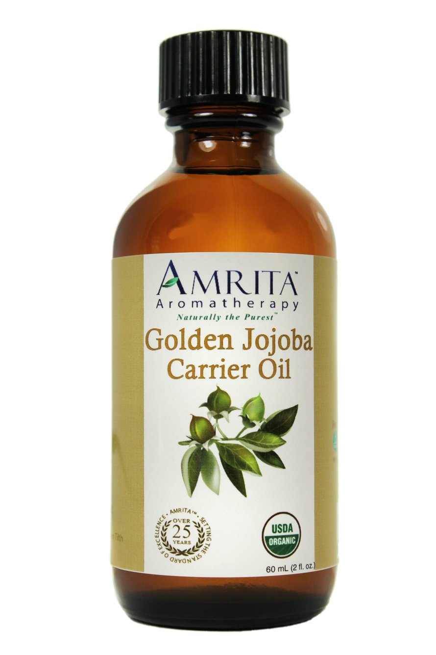 Organic Jojoba Oil Golden Refined - USDA Certified Carrier Oil for Aromatherapy, Massage & Essential Oils - 1 Liter - Perfect for Skin Care, Hair Treatment & DIY Beauty Products