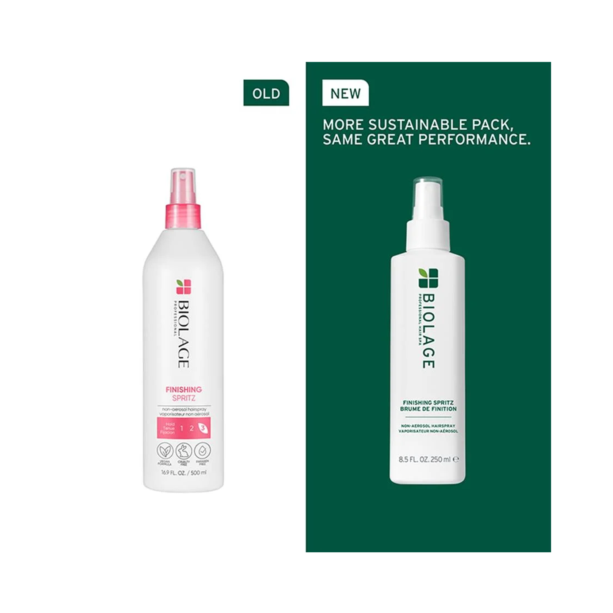 Biolage Styling Finishing Spritz - Hair Spray for Shine & Hold | Salon-Quality Styling for Smooth, Frizz-Free Hair | Perfect for Daily Use & Special Occasions