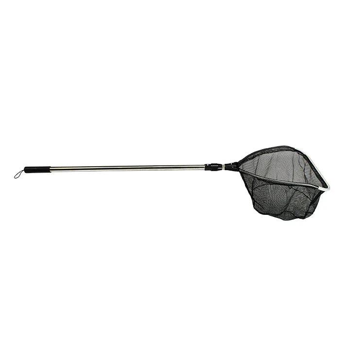 Heavy Duty Fishing Net with Extendable Handle (90-173cm, Black) - Perfect for Fly Fishing, Kayak Fishing, and Shore Angling