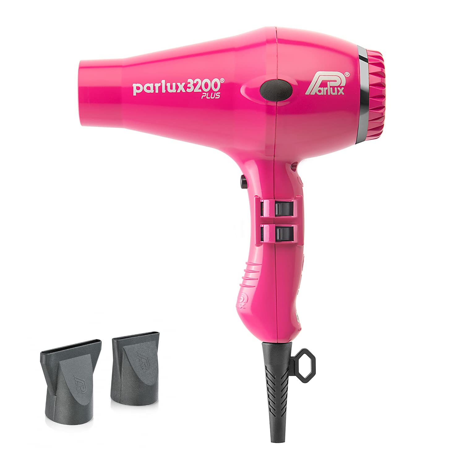 Parlux 3200 Plus Professional Hair Dryer - Fuchsia Pink | Lightweight & Fast Drying for Salon-Quality Results at Home | Perfect for Styling, Blowouts & Everyday Use