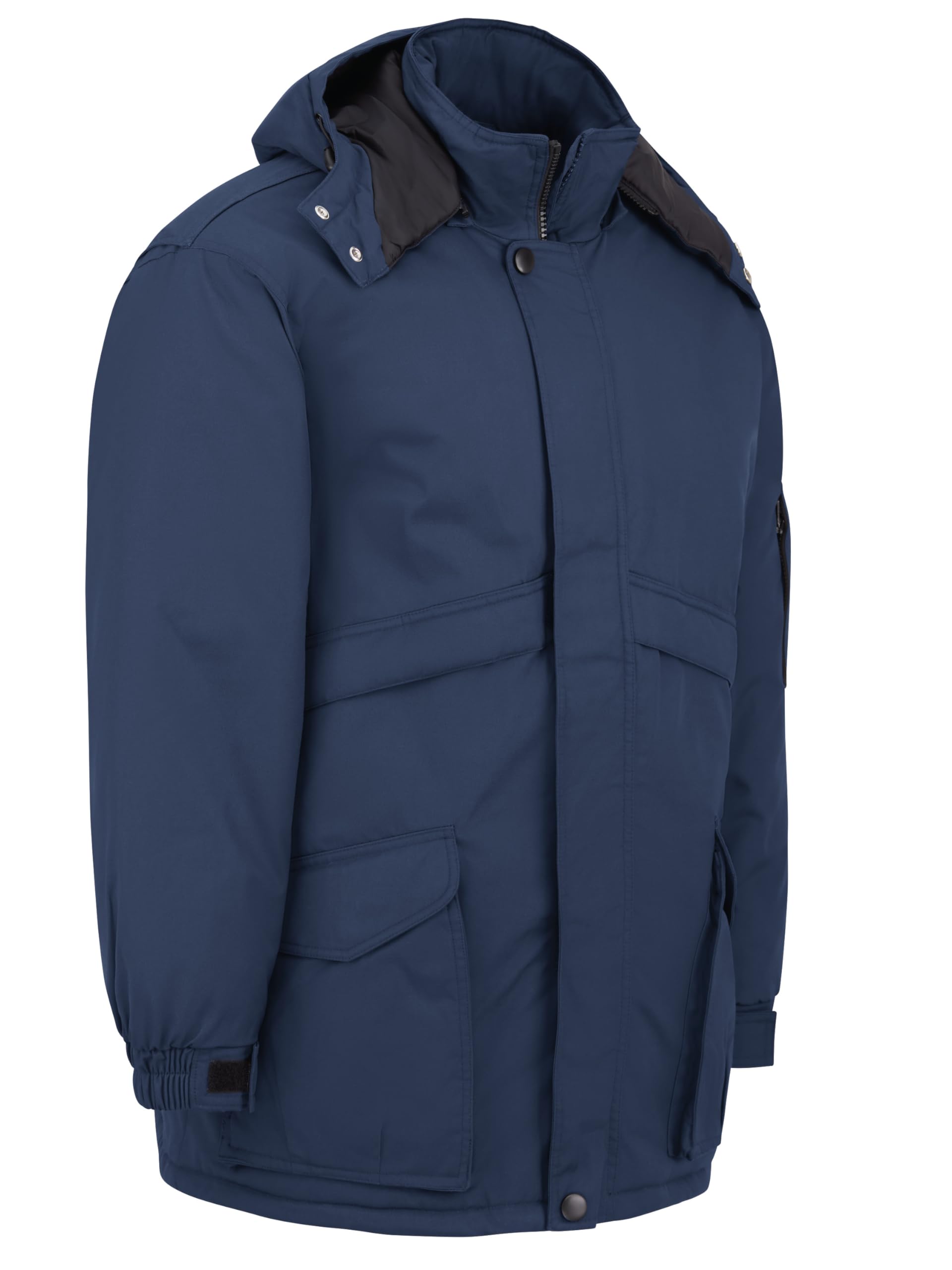 Red Kap Men's Heavyweight Winter Parka Jacket - Waterproof, Windproof, Insulated for Extreme Cold Weather - Perfect for Outdoor Work, Hiking & Snow Activities
