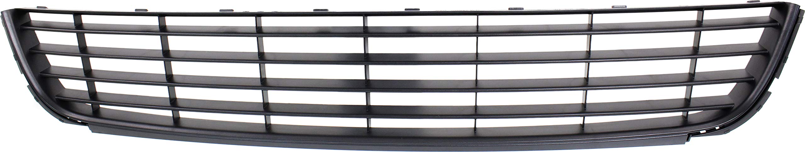 Garage-Pro Textured Black Bumper Grille for 2010-2014 Volkswagen Jetta & Golf - Perfect Fit Replacement Part for Enhanced Vehicle Style & Protection