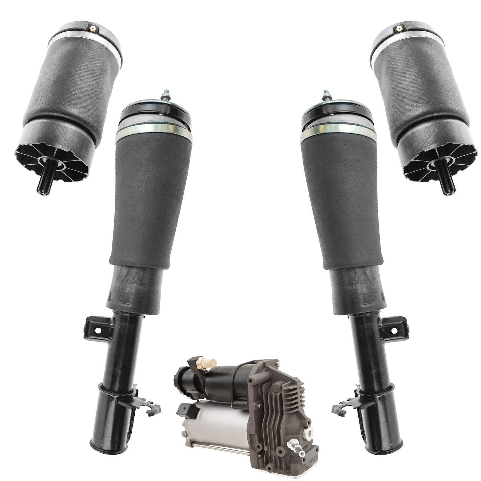 TRQ Air Suspension Kit - Compatible with 2006-2012 Land Rover Range Rover | Air Ride Suspension Compressor, Air Shock & Spring | Perfect for Off-Roading & Smooth Ride Experience