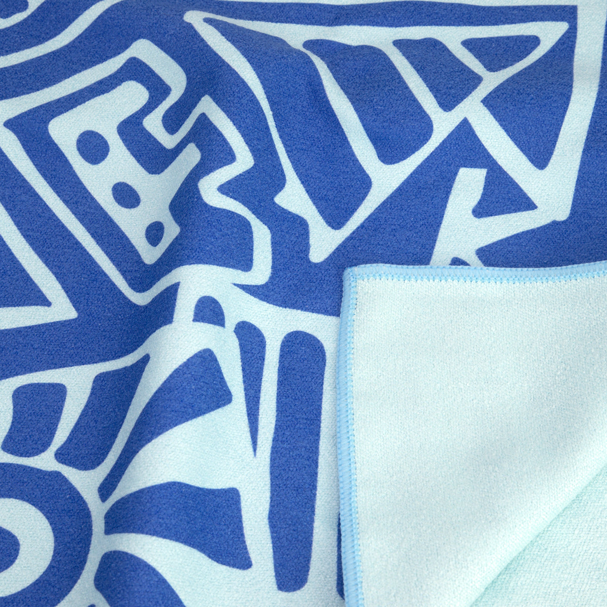Adventure Towel - Quick Dry, Lightweight & Compact Travel Towel for Camping, Hiking & Beach - Bermuda Blues