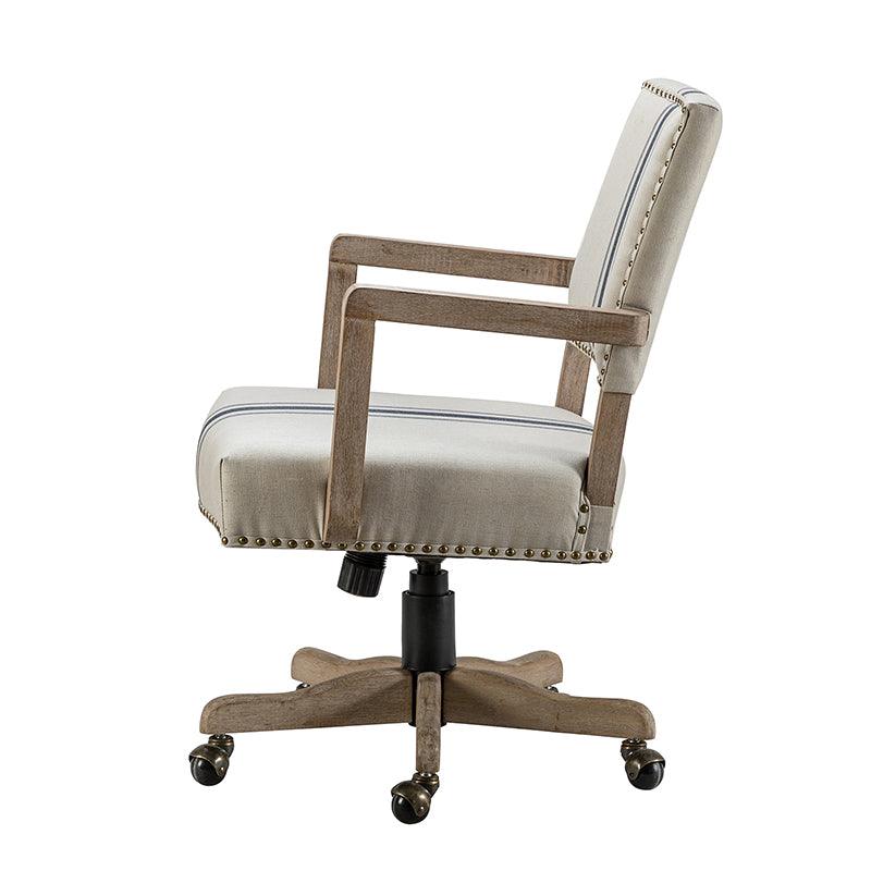 Ergonomic Megan Fabric Office Chair with Adjustable Height - Comfortable Desk Chair for Home & Office Workspace - Perfect for Long Hours Sitting, Gaming, and Remote Work