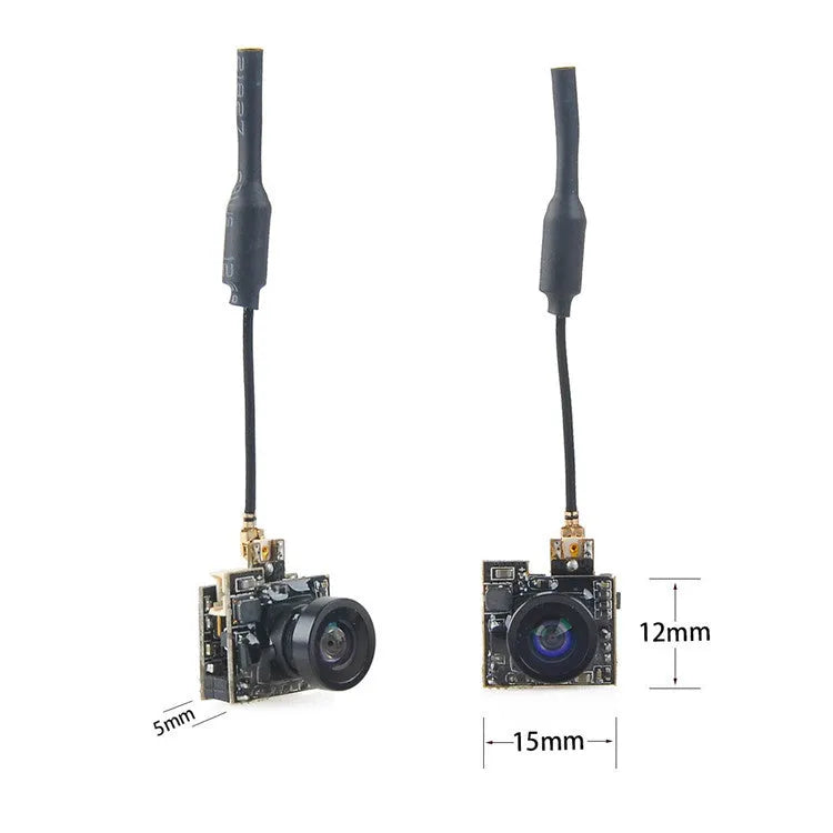 Mini AIO FPV Camera 5.8G 40CH 25mW 800TVL Video Transmitter for Drone Racing and Aerial Photography - Lightweight HD FPV System with Low Latency Transmission