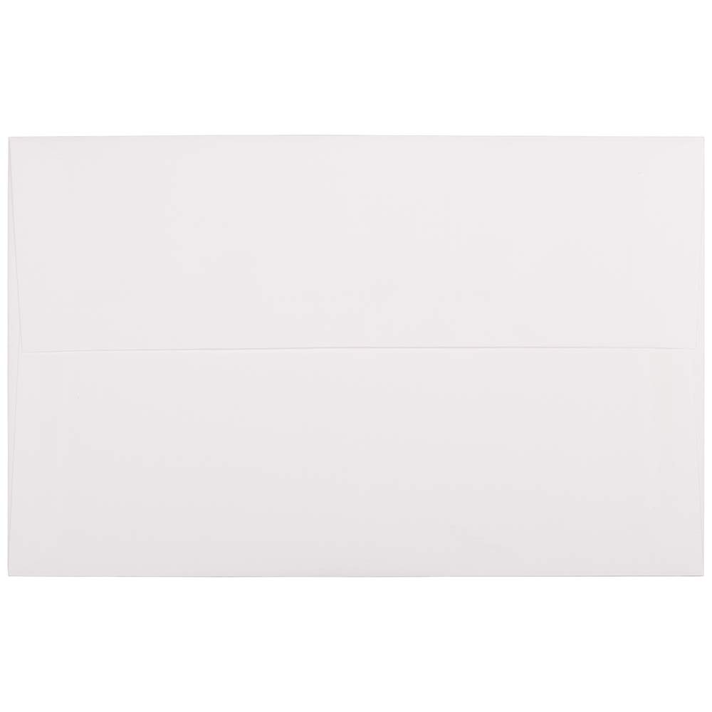 JAM PAPER A10 Strathmore Invitation Envelopes 6 x 9.5 Inches - 1000 Pack Bright White Laid Paper - Bulk Wedding, Party & Business Stationery Supplies for Invitations, Greeting Cards & Formal Correspondence