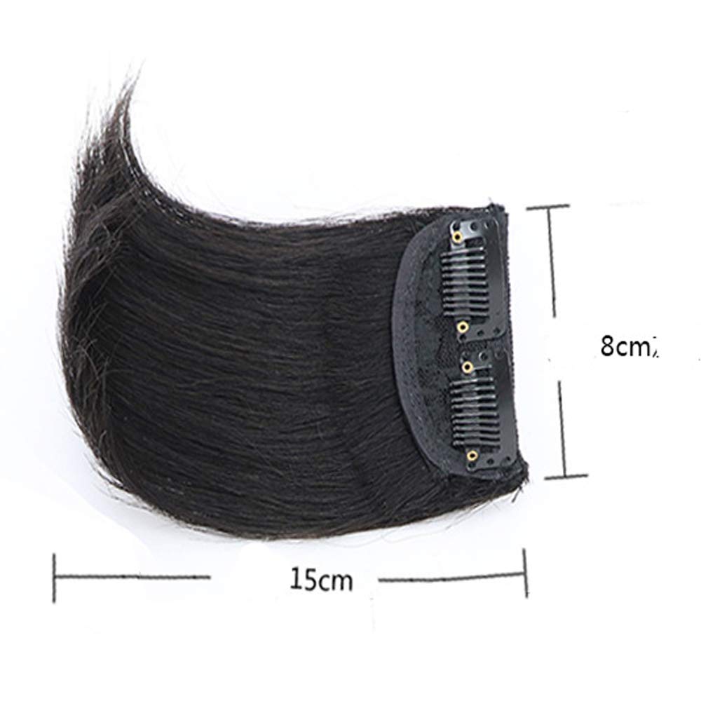 YEKEYI Real Hair Wig Pad - Invisible Hair Clip for Thinning Hair, Fluffy Hair Topper with Natural Look | Perfect for Daily Wear, Cosplay & Hair Volume Enhancement
