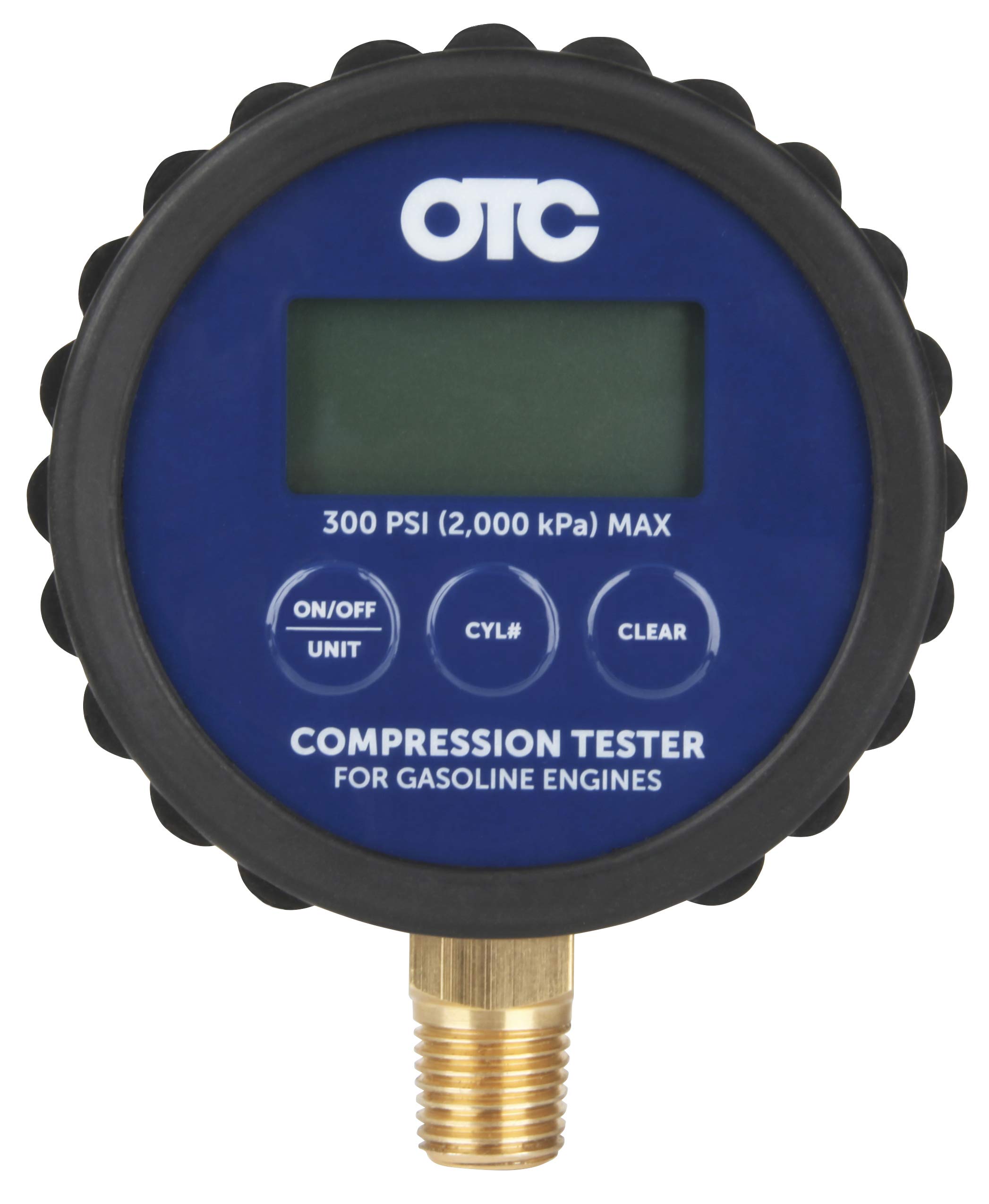 OTC 5606-DGH Digital Compression Gauge Head and Boot Kit - Professional Automotive Engine Diagnostic Tool for Accurate Cylinder Pressure Testing - Perfect for Mechanics, DIY Car Enthusiasts, and Engine Performance Tuning