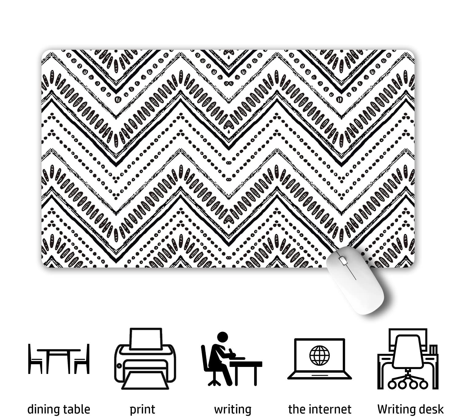 XXL Gaming Mouse Pad - Non-Slip Rubber Base for Office & Home