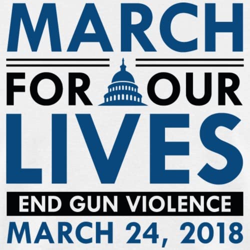 March for Our Lives Anti-Gun Violence Men's T-Shirt - Protest & Awareness Graphic Tee for Social Justice Activists