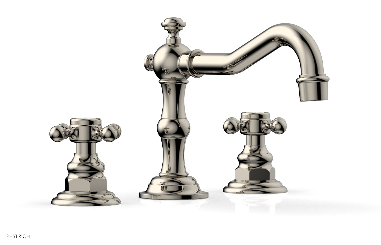 HENRI 8-Inch Widespread Bathroom Faucet with Cross Handles - Model 161-01 - Perfect for Modern Vanities and Luxury Bathroom Renovations