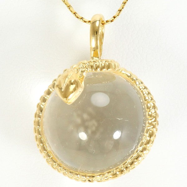 18K Yellow Gold Quartz Necklace for Women - Elegant & Durable Jewelry Gift for Birthday, Anniversary & Special Occasions