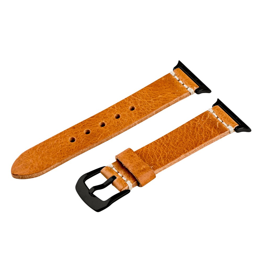 Genuine Leather Apple Watch Band 38mm - Compatible for Men & Women | Work & Casual Wear