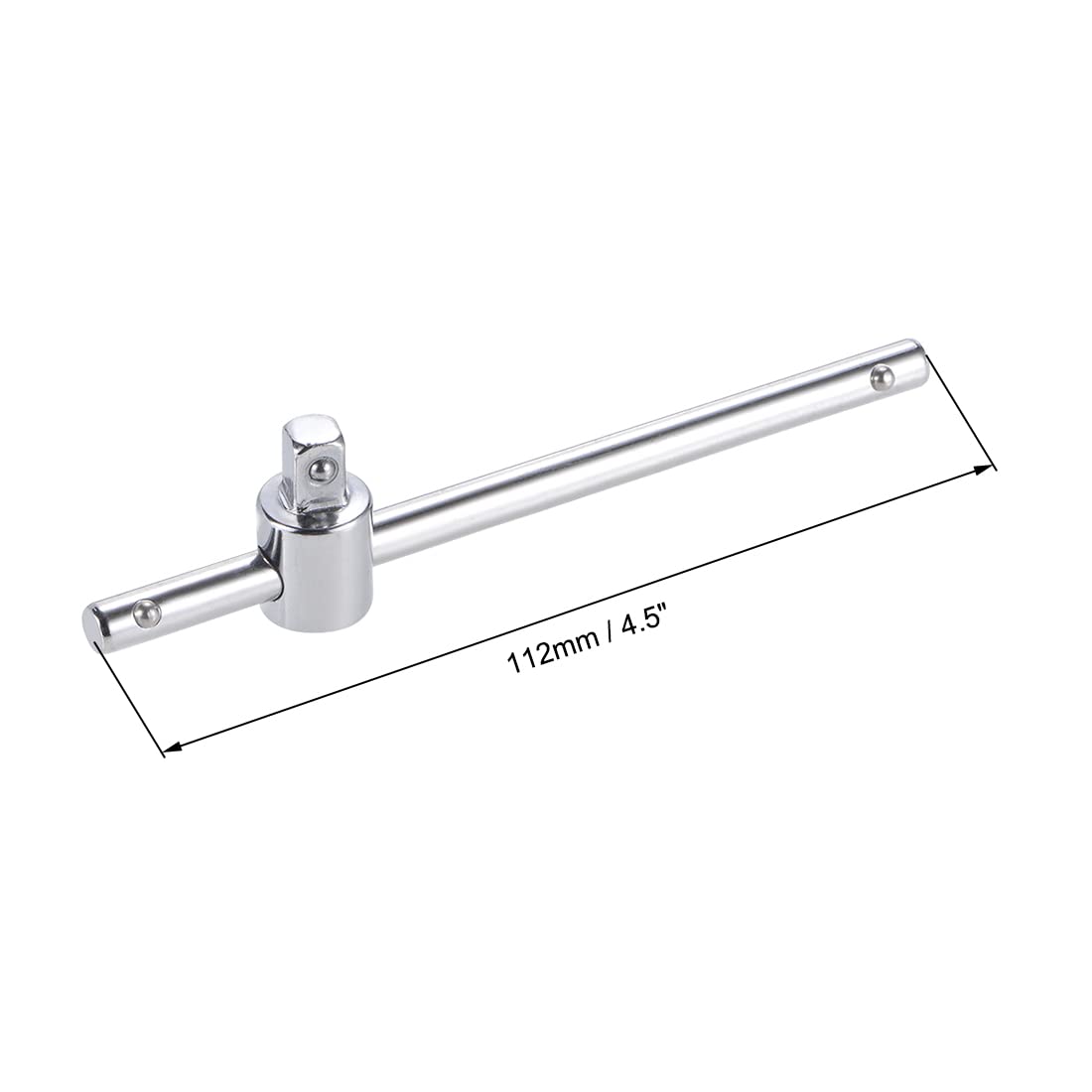uxcell 3-Piece Socket Accessory Set - 4mm 6-Point Shallow Socket, 4.5