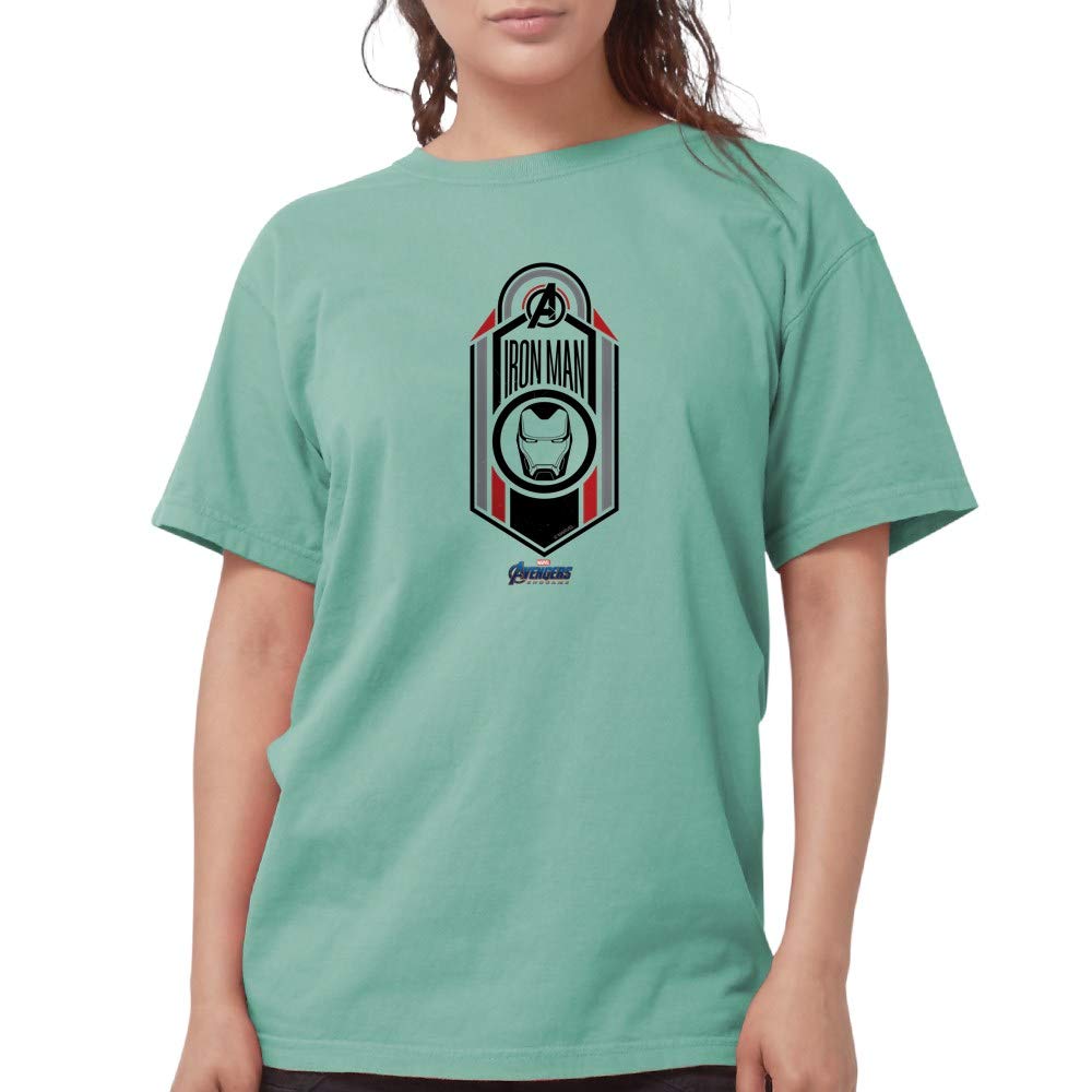 Iron Man Logo Women's Comfort Colors T-Shirt - Superhero Graphic Tee for Marvel Fans, Casual Wear & Gift Ideas