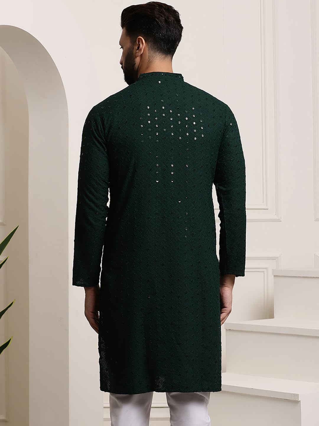Sojanya Men's Pure Cotton Long Kurta for Men | Traditional Indian Ethnic Wear Since 1958 | Perfect for Festivals, Weddings & Cultural Events
