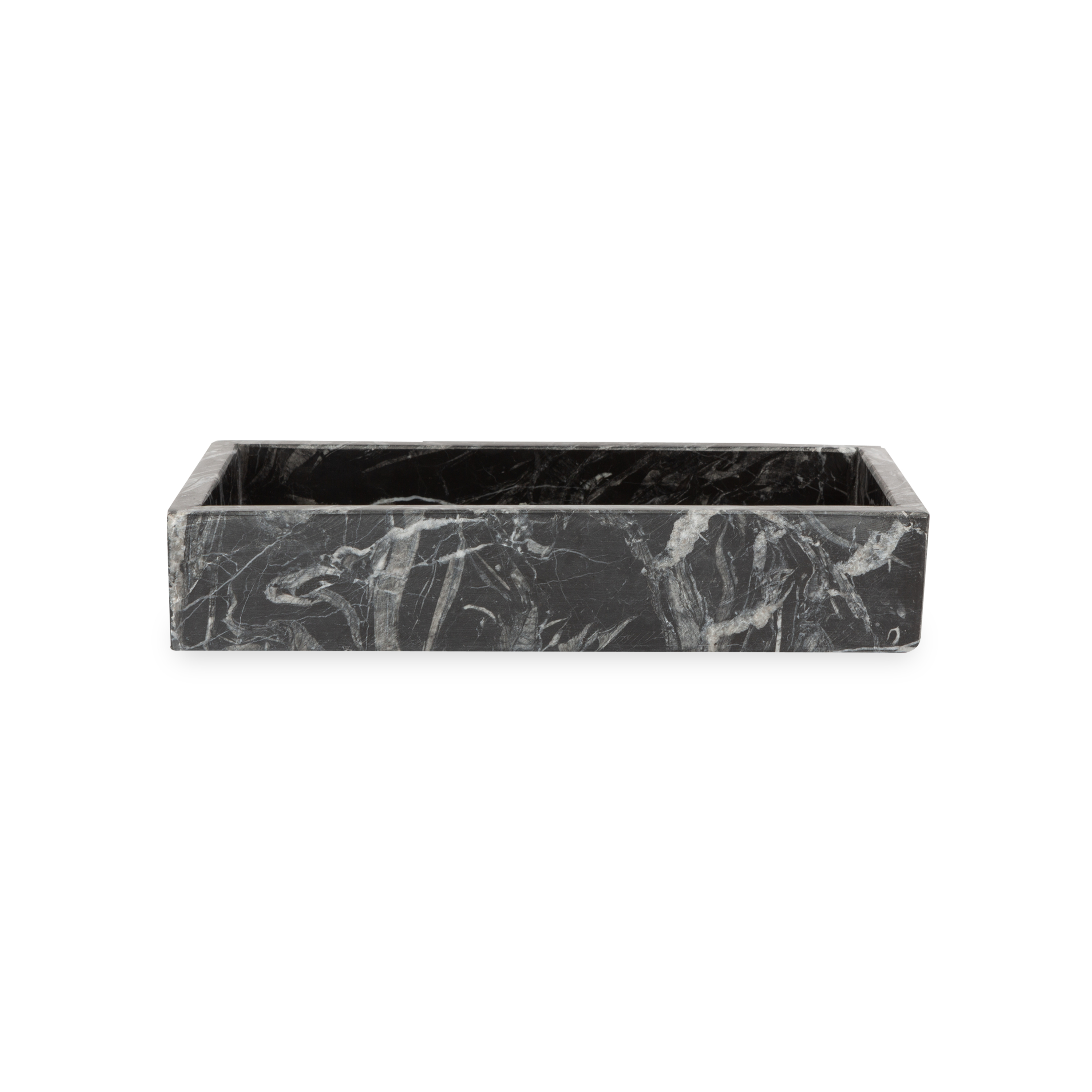 Black Marble Soap Dish - Elegant Bathroom Organizer for Luxury Showers & Spa Decor | Perfect for Modern & Minimalist Bathrooms