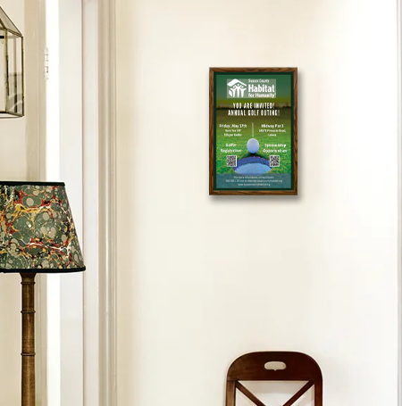 Premium Wooden Snap Frames for Posters 8.5x14 Inches with 1 Wide Matboard - Perfect for Home Decor, Office Displays, and Art Exhibitions