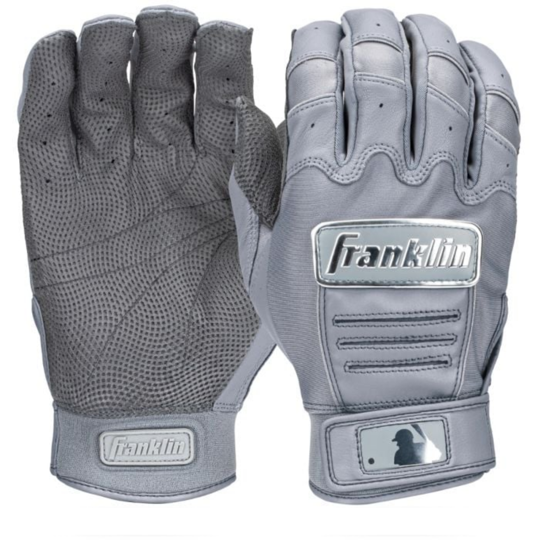 Franklin CFX Pro Full Color Chrome Adult Batting Gloves - Baseball & Softball Training Gloves for Men & Women - Perfect for Hitting Practice, Batting Cage & Field Play