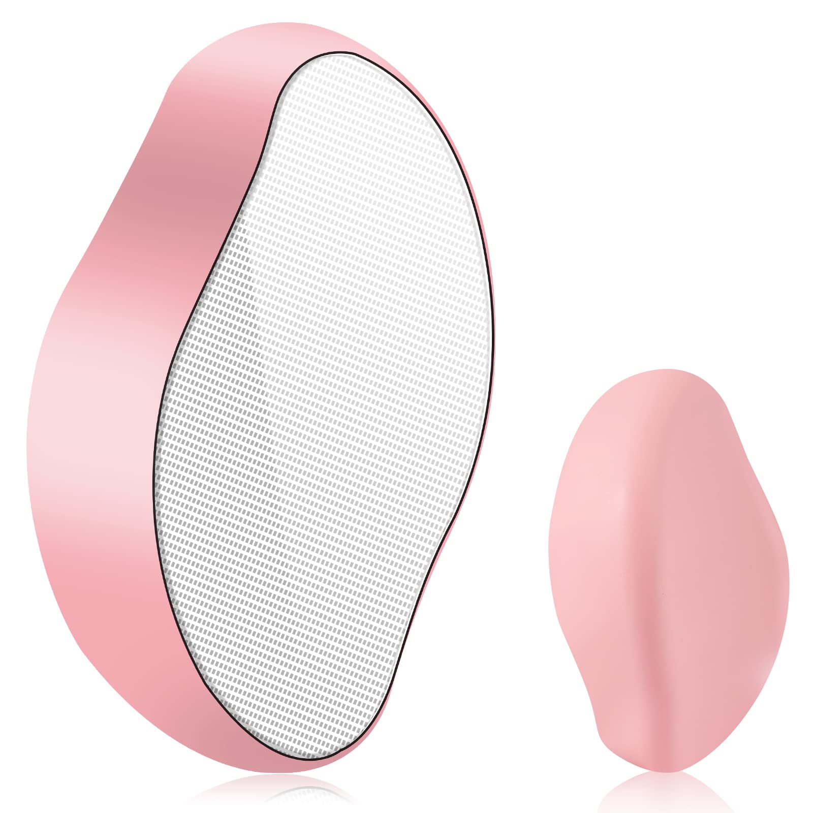 **Reusable Crystal Hair Eraser for Women & Men – Painless Exfoliation & Hair Removal Tool for Back, Arms, Legs (Pink) | Perfect for Smooth Skin at Home, Travel & Spa**