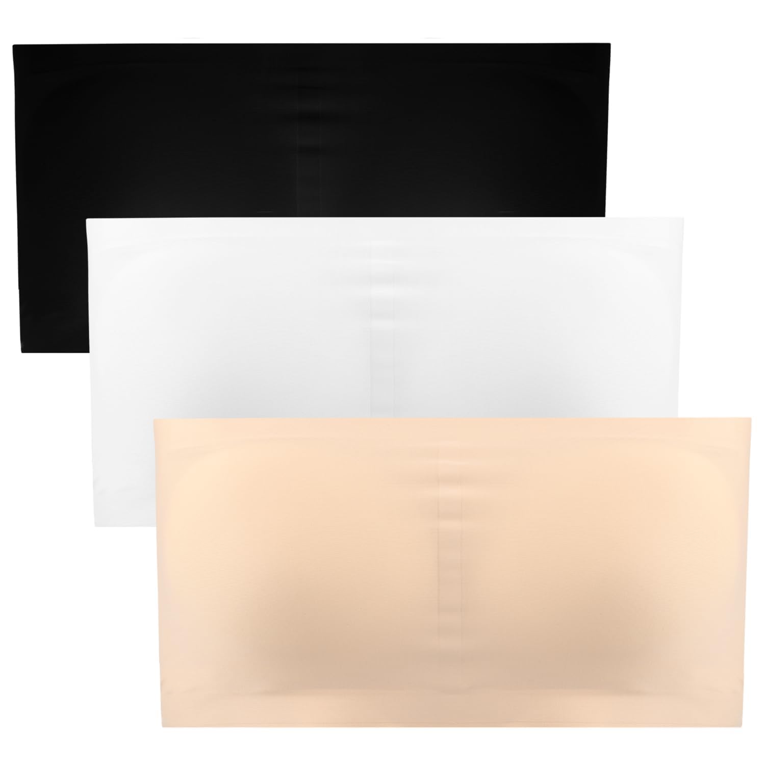 Girls Seamless Strapless Bandeau Bra - Soft Comfort Training Bras for Teens & Big Kids - Perfect for Sports, Dance & Everyday Wear