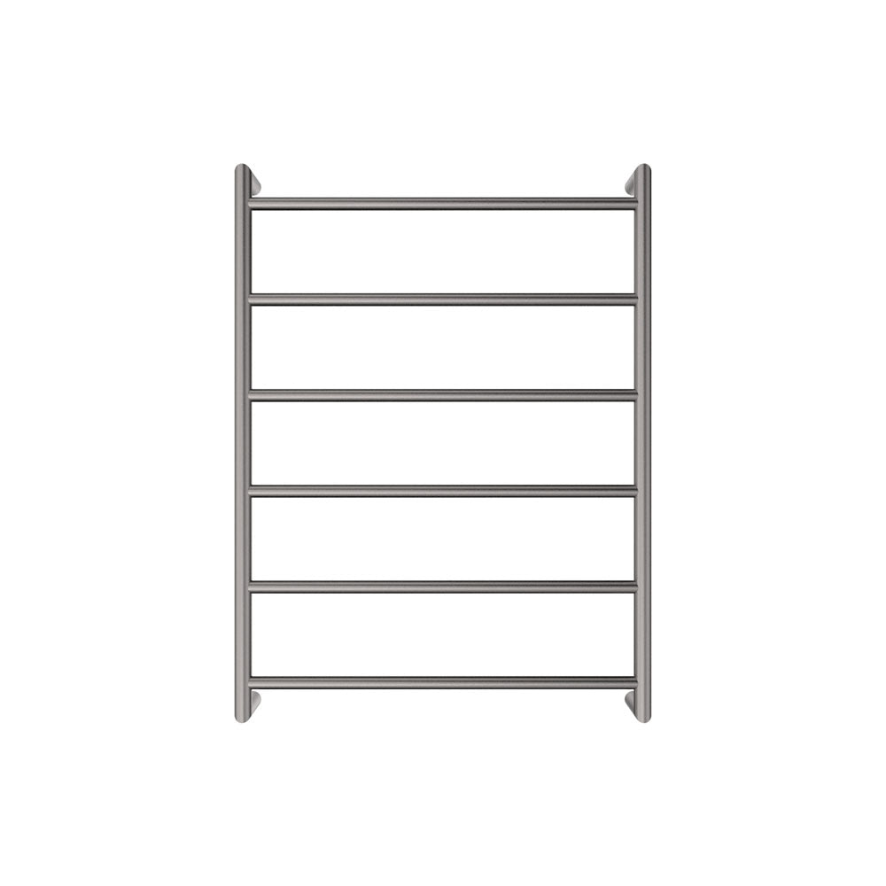 Fienza 8286080GM Kaya Heated Towel Rail - 600 x 800mm Gun Metal Bathroom Towel Warmer - Perfect for Spa, Luxury Bathrooms & Home Decor