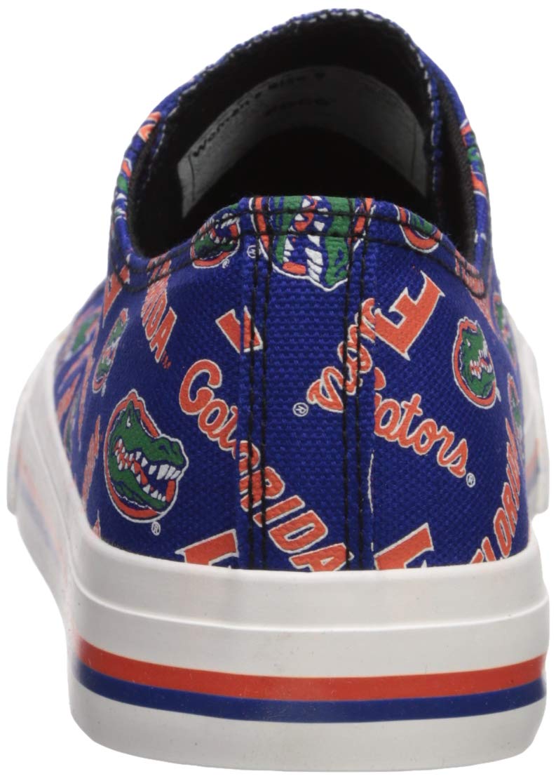 FOCO Women's NCAA Team Logo Low Top Canvas Sneakers - Comfortable Casual Shoes for College Fans | Perfect for Game Day, Campus Wear & Everyday Fashion