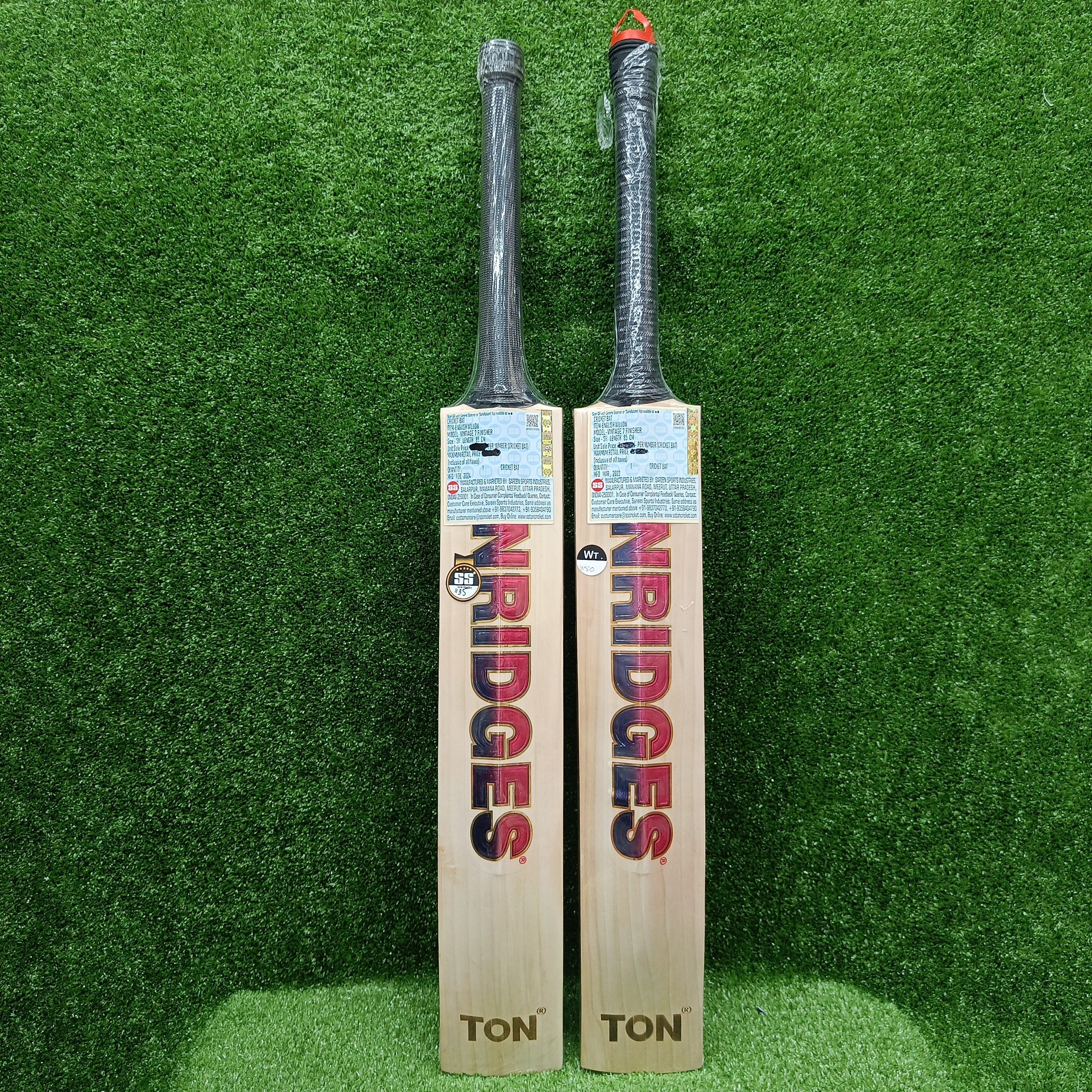 Premium SS Vintage Finisher 7 English Willow Cricket Bat - Professional Grade for Matches & Practice | Perfect for Cricket Enthusiasts & Club Players