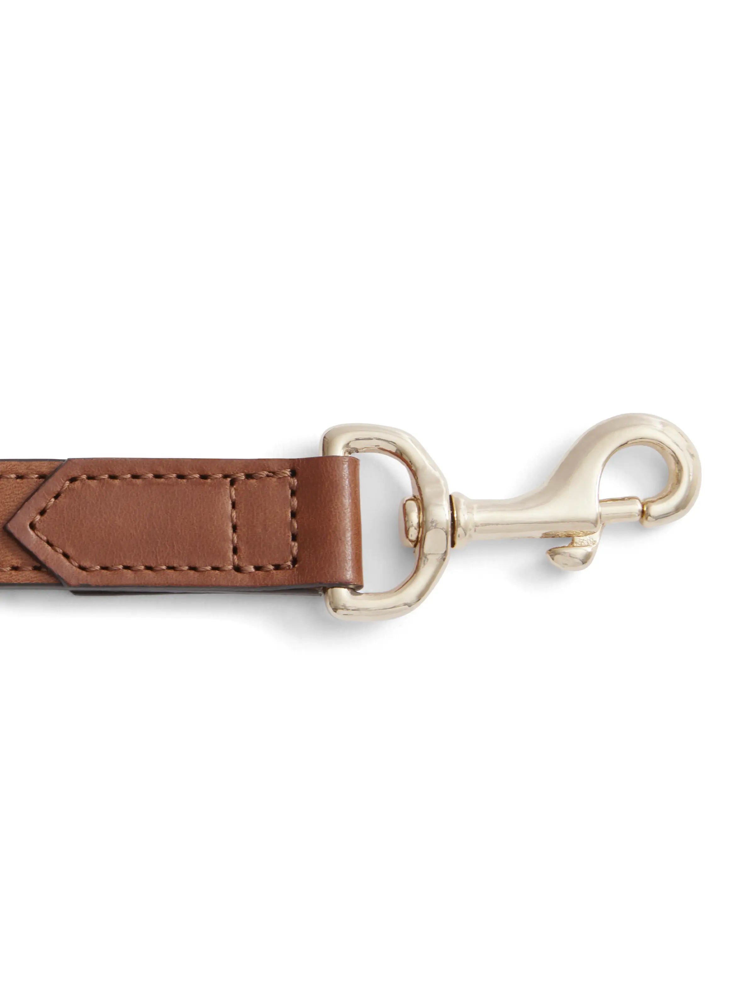 Premium Slim Tan Leather Dog Lead for Small to Medium Dogs - Durable & Stylish for Walking, Training, and Outdoor Adventures