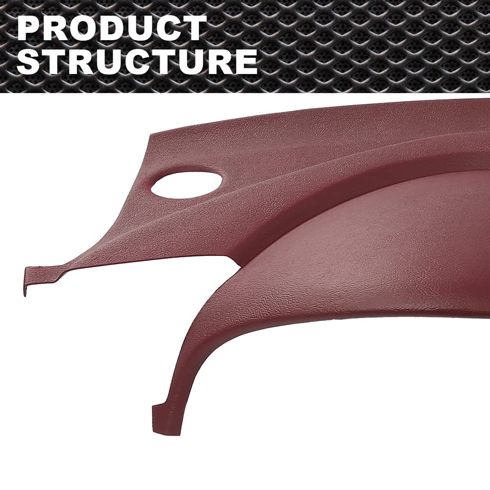 Premium Custom Fit Dash Board Cover for Acura TL 2004-2008 Models | UV Protection & Anti-Slip Design | Perfect for Sun Protection & Interior Preservation | Red Color
