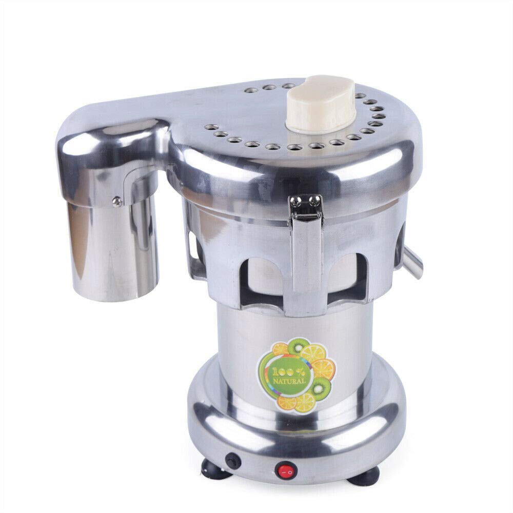 Stainless Steel Commercial Electric Juicer Machine 110V 370W - High Capacity 80-100kg/hr Fruit & Vegetable Extractor for Juice Bars, Restaurants & Healthy Home Use