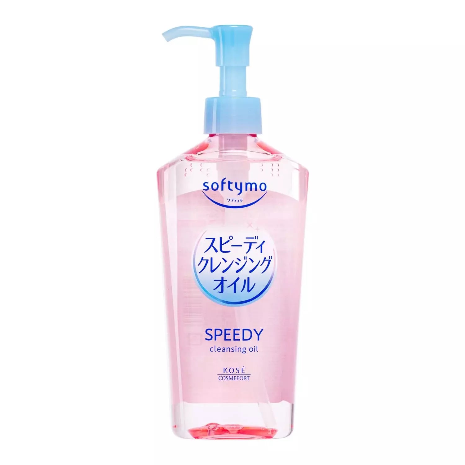 Kose Softymo Speedy Cleansing Oil 230ml - Gentle Makeup Remover & Deep Facial Cleanser for All Skin Types | Perfect for Daily Skincare & Travel