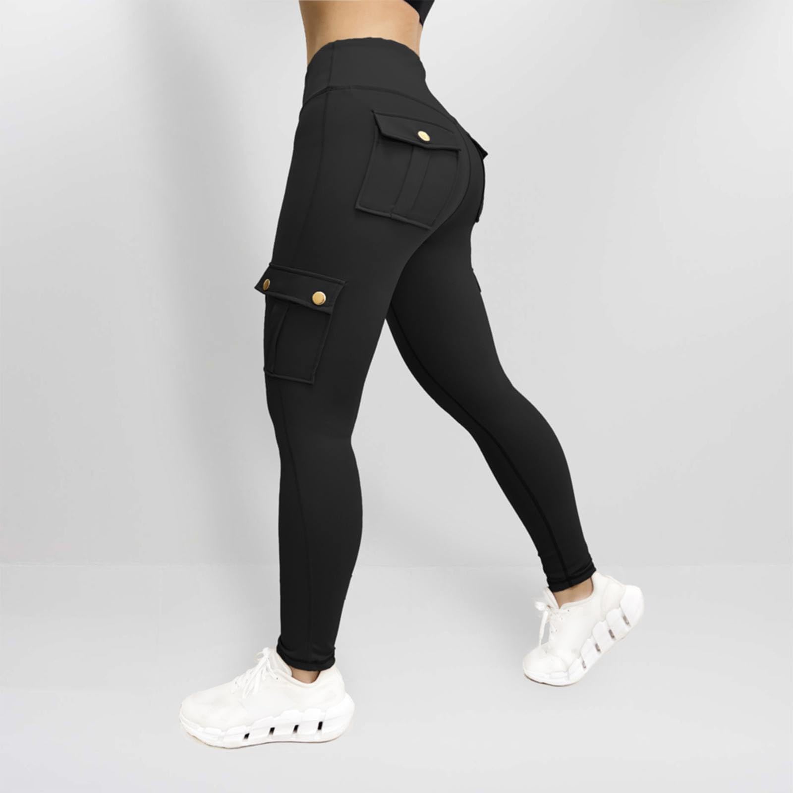 2024 Women's Butt Lifting High Waist Seamless Yoga Pants - Fashion Flare Cargo Gym Workout Leggings & Baggy Pants | Perfect for Yoga, Running, Gym & Casual Wear