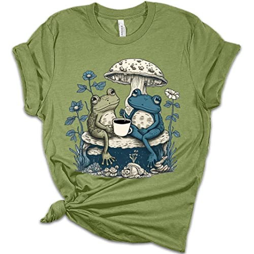 Frogs Having Tea-heather Green