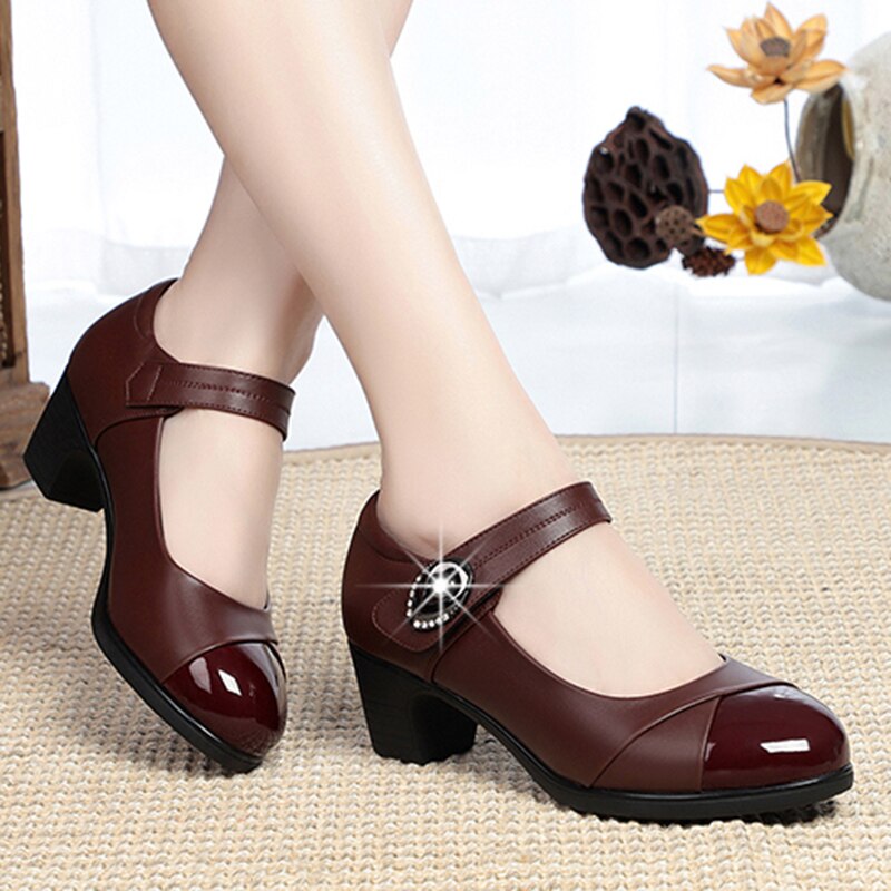 Women's Crystal Embellished Medium Heel Pumps - Elegant Dress Shoes for Parties, Weddings & Evening Events