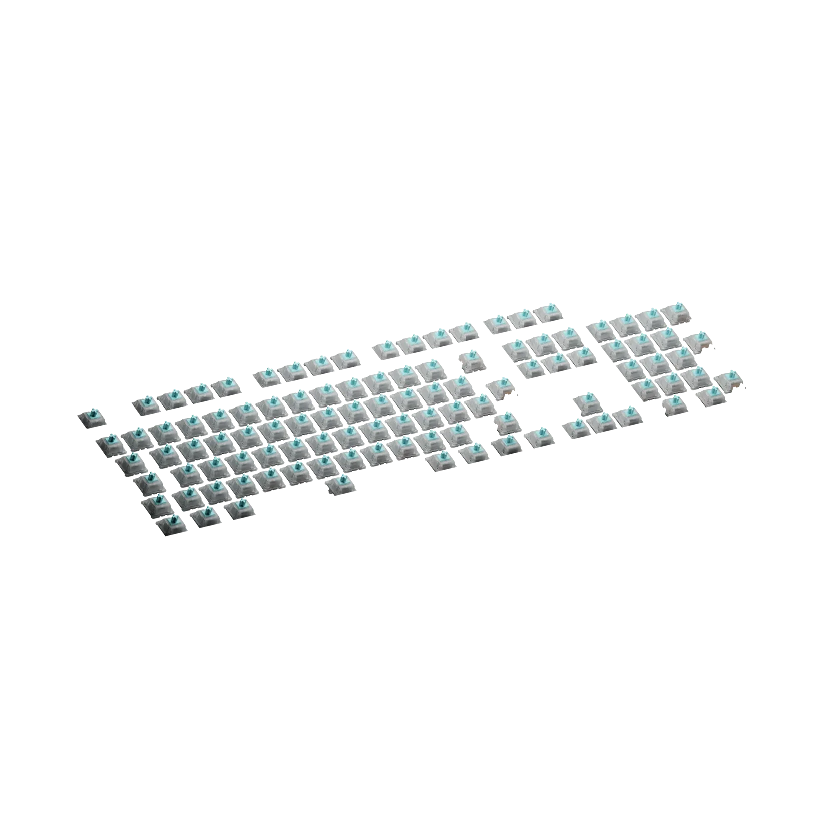 Glorious Lynx Silent MX 100 ISO Mechanical Keyboard Switches - Linear & Quiet for Gaming, Typing & Office Work (100-Pack) | Perfect for PC Builds, Custom Keyboards & Noise-Sensitive Environments