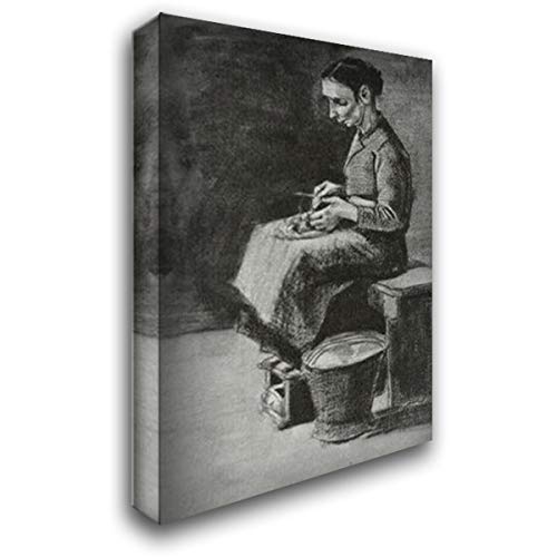 Vincent Van Gogh 'The Potato Eaters' 18x24 Gallery Wrapped Canvas Art Print - Classic Dutch Masterpiece for Living Room, Bedroom & Office Decor