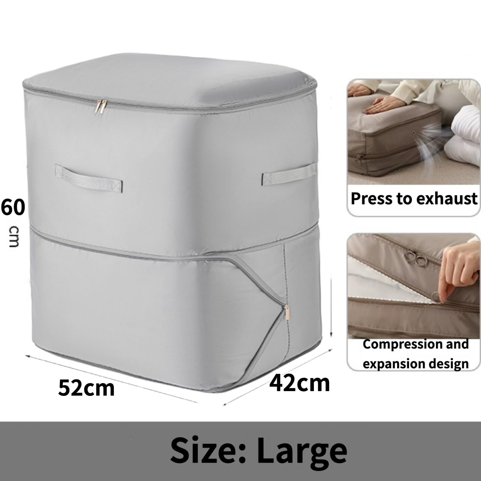 StyBtt Space Saving Self-Compacting Closet Organizer for Coats & Clothes (1, XL) - Perfect for Wardrobe, Travel & Home Storage Organization