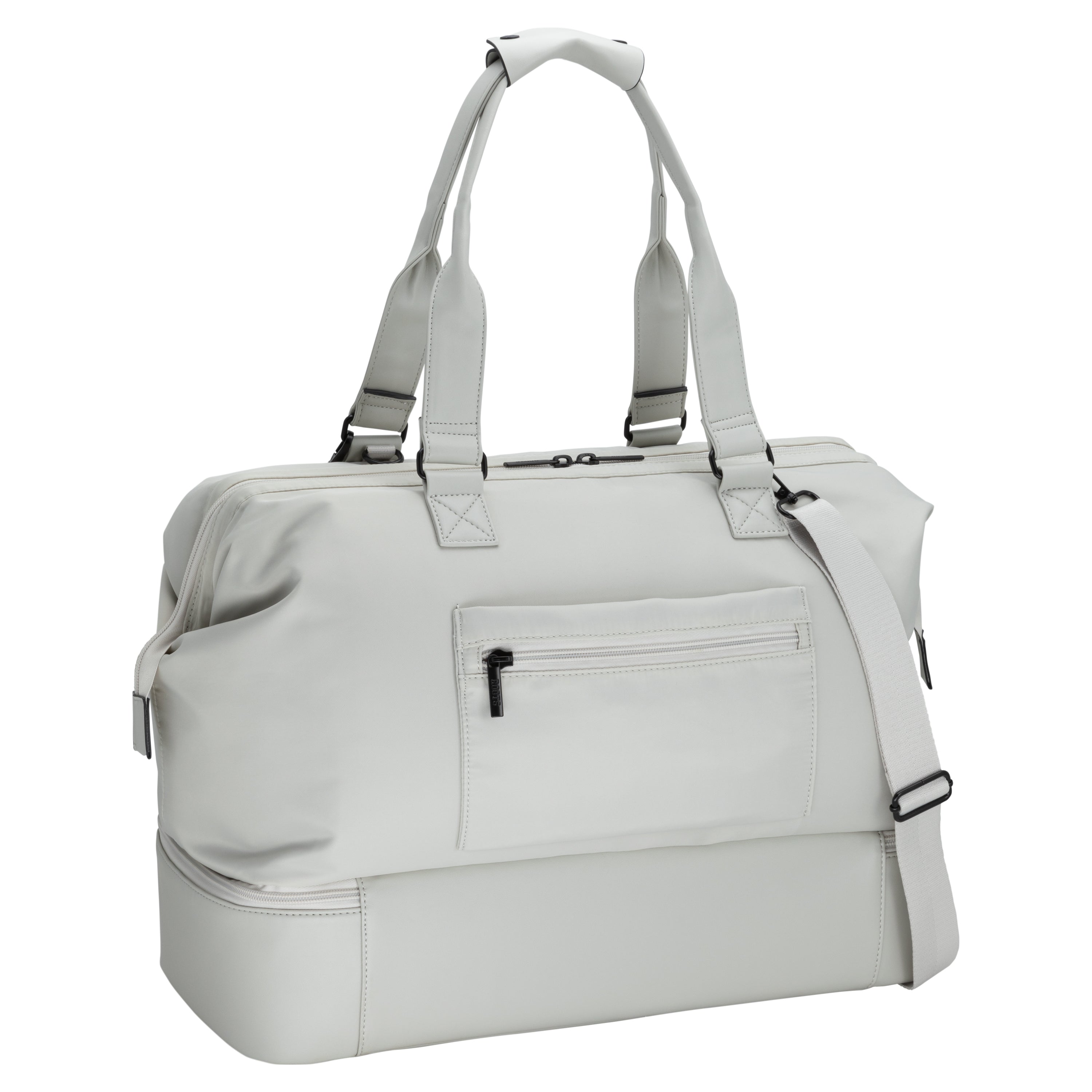 Roots Travel Drop Bottom Weekender Bag - Durable & Stylish Carry-On Luggage for Women & Men - Perfect for Weekend Getaways, Business Trips & Gym Use