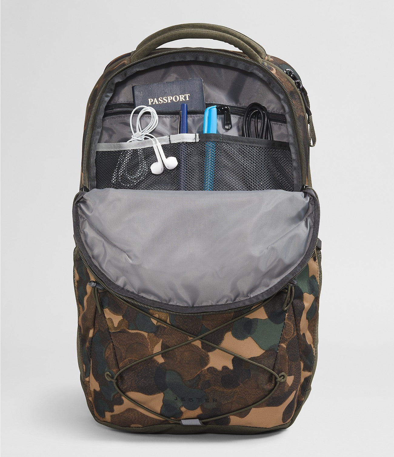 The North Face Jester Backpack - Durable Laptop Backpack for School, Travel & Hiking | Water-Resistant Daypack with USB Charging Port