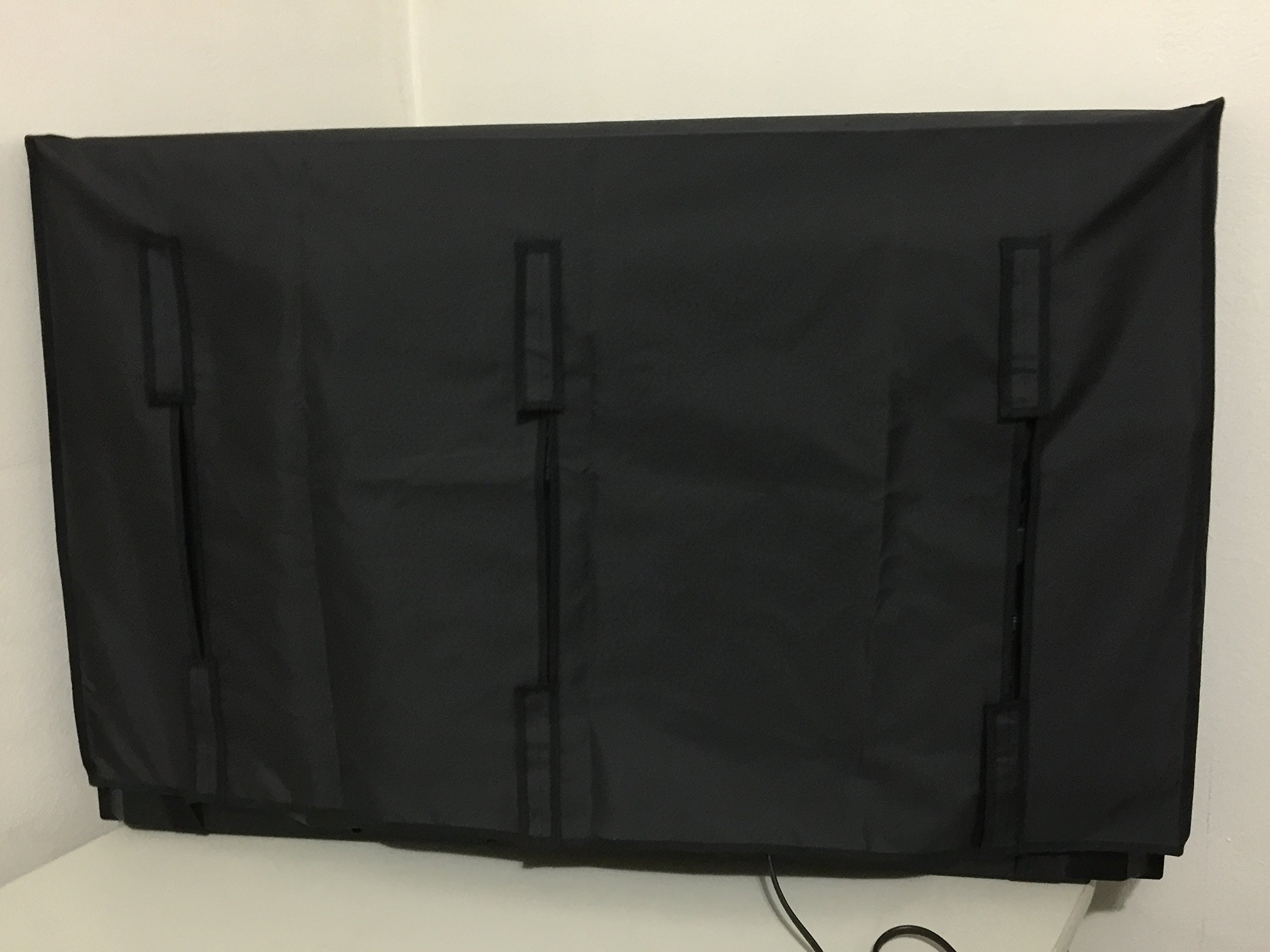 Comp Bind Technology Black Waterproof Heavy Duty TV Cover for Samsung UN32J5205AFXZA 32'' LED TV, 29''W x 3''D x 17''H, Maximize TV Life, Perfect for Outdoor and Indoor Protection