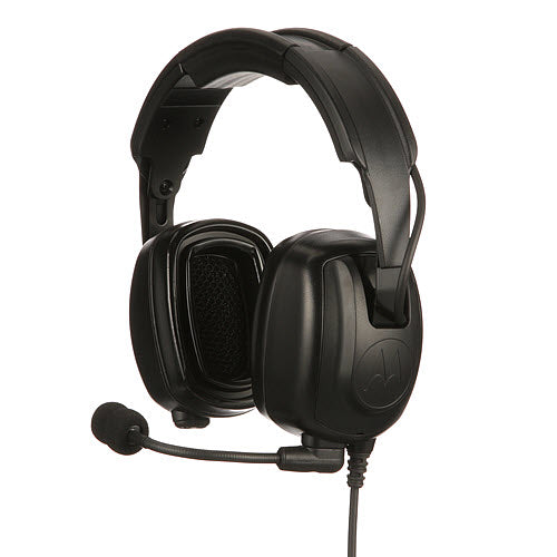 Motorola PMLN7465A Heavy Duty Headset - Noise Cancelling, Durable & Comfortable for Call Centers, Warehouses & Industrial Use