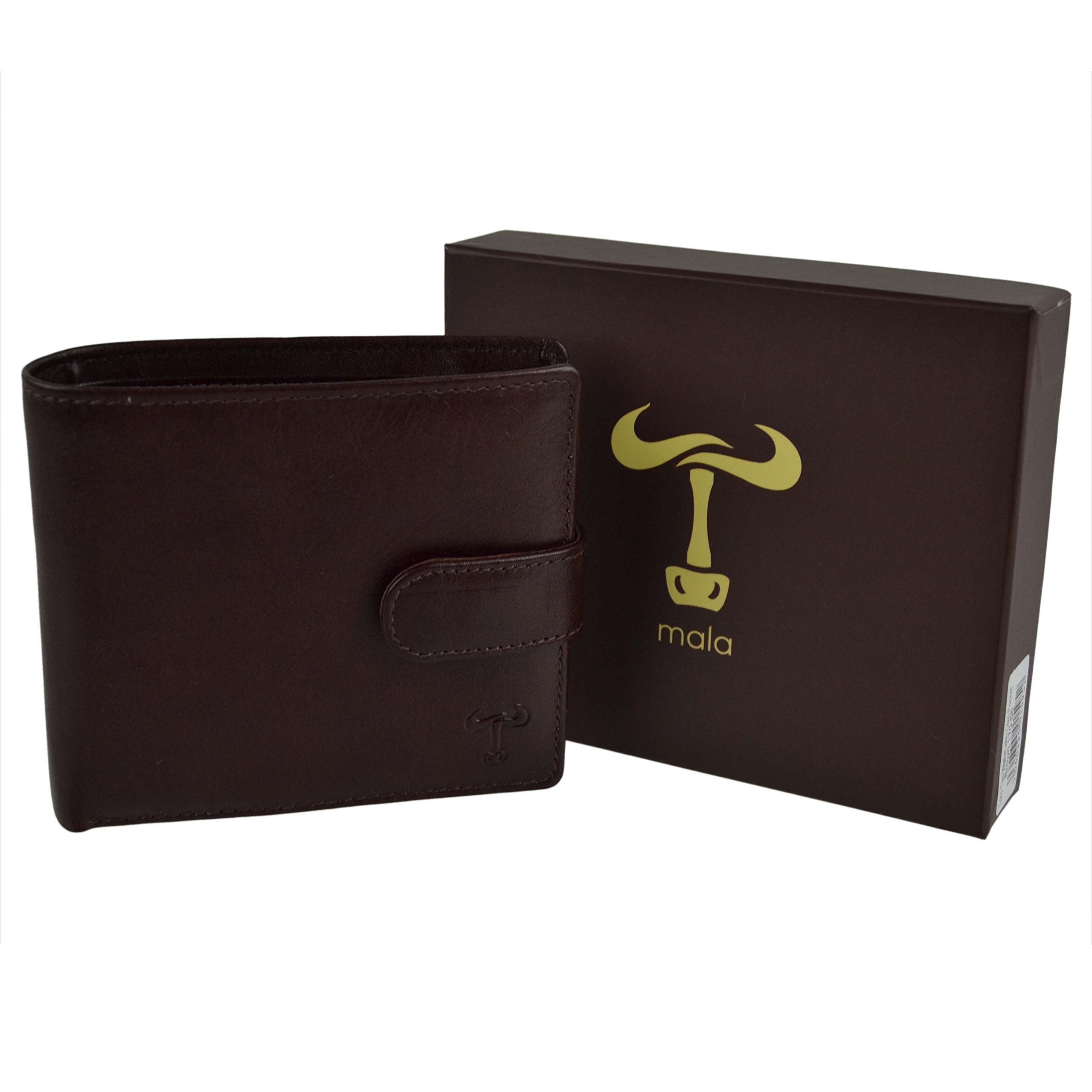 Premium Men's Leather Wallet with RFID Blocking - Slim Bifold Design, Multiple Card Slots & ID Window - Perfect for Everyday Use, Travel & Business (Brown)
